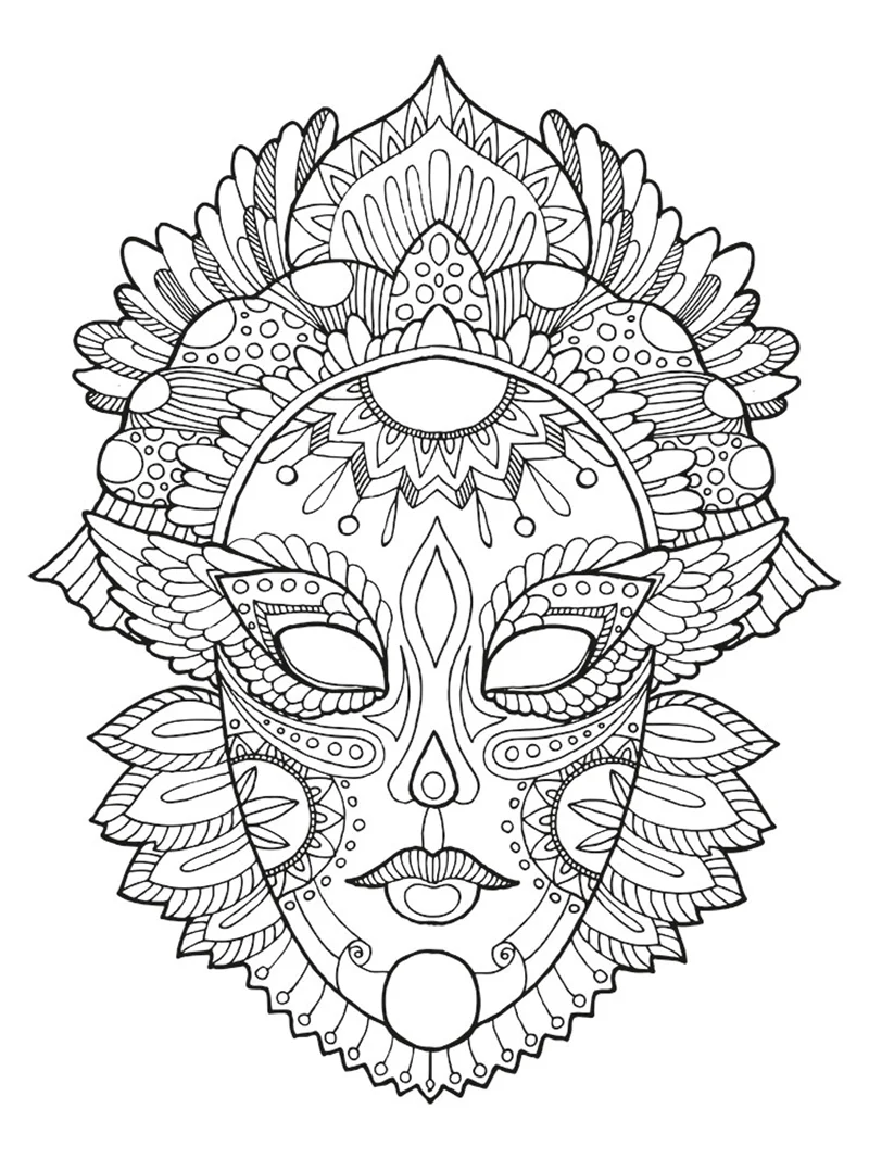 ARTDECO TUVAL DESNELİ 30x40 CM MASALSI MASKE Y-100-P30.09