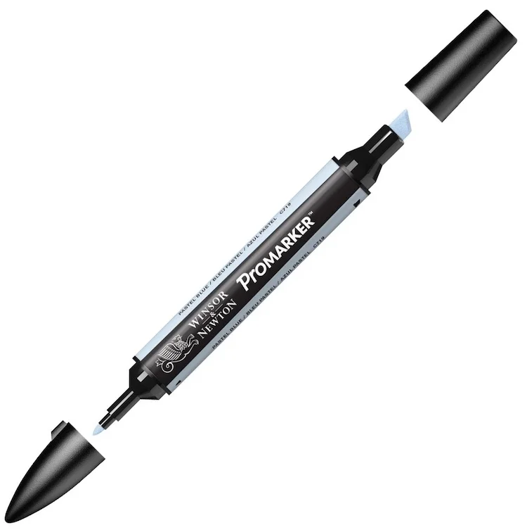W&amp;N PROMARKER KALEM PASTEL BLUE 365 (C719) WN-0203365