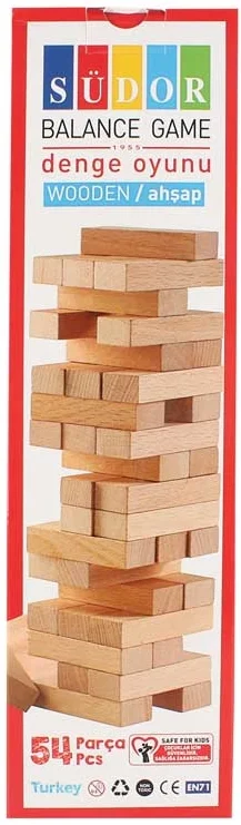 SÜDOR DENGE OYUNU AHŞAP NATÜREL MH05