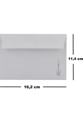 ASİL MEKTUP ZARFI 11,4x16,2 BUKLET 500 LÜ 110 Gr.AS-4007