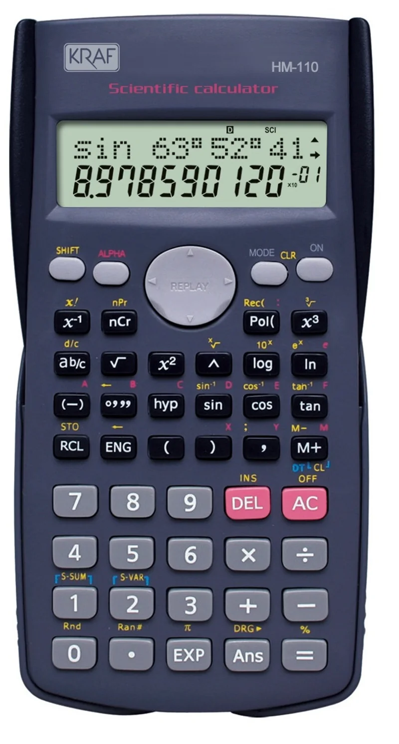 KRAF HESAP MAKİNESİ BİLİMSEL FONKSİYONLU HM-110