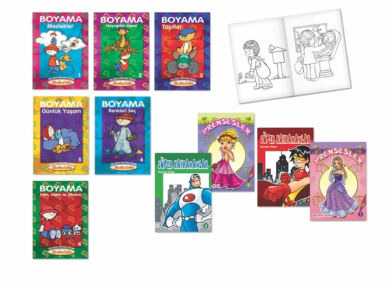 KESKİN BOYAMA KİTABI 20X28 TEK RENK 240200-99