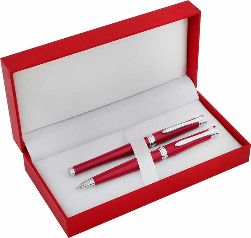 STEELPEN DOLMA KALEM+TÜKENMEZ KALEM SET LEMANS SERİSİ BORDO 812