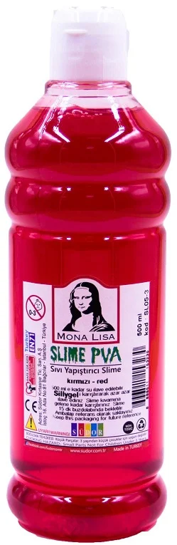 SÜDOR SLIME 500 ML KIRMIZI SL05-3