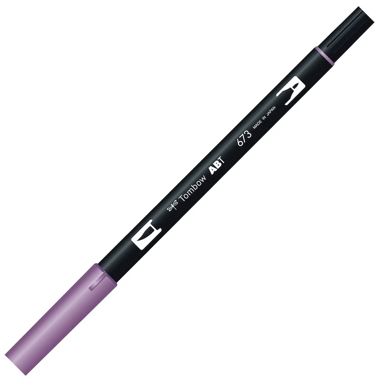 TOMBOW AB-T DUAL BRUSH PEN GRAFİK KALEMİ ORCHID (673) T-AB-T 673