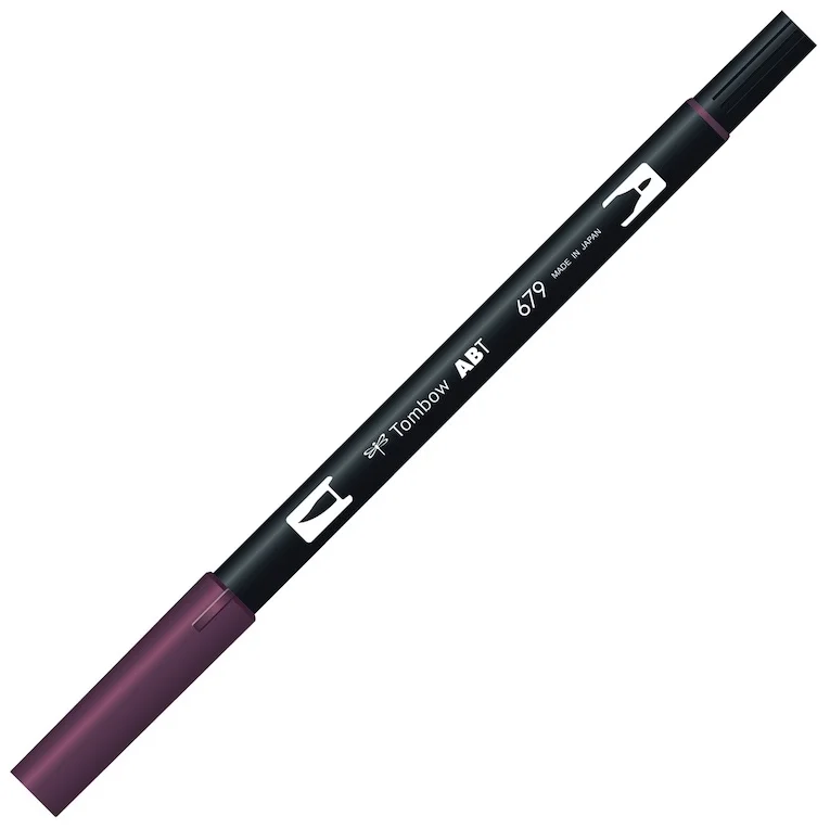 TOMBOW AB-T DUAL BRUSH PEN GRAFİK KALEMİ DARK PLUM (679) T-AB-T 679