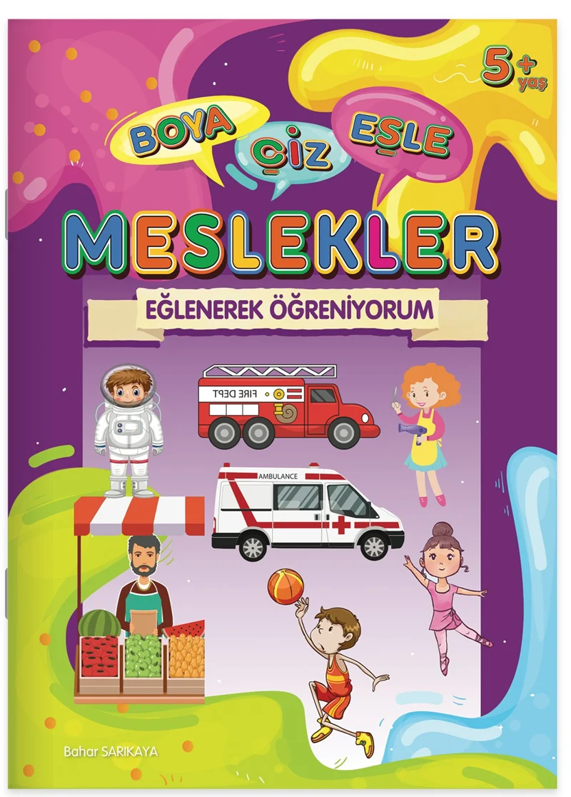 KESKİN BOYAMA KİTABI 20X28 BOYA-ÇİZ-EŞLE AKTİVİTE KİTABIM 242300-99