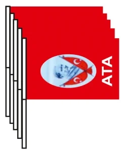 BUKET BAYRAK SOPALI ATATÜRK 80 Lİ 12x22,5cm BKT-301