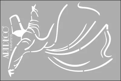 ARTDECO STENCIL A4 SEMAZEN Y-100-ST213
