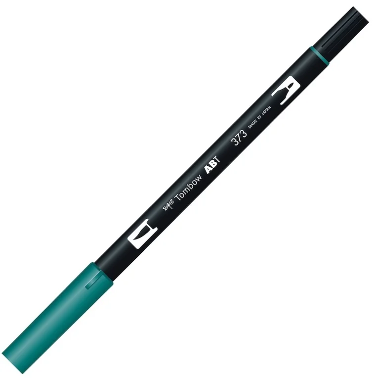 TOMBOW AB-T DUAL BRUSH PEN GRAFİK KALEMİ SEA BLUE (373) T-AB-T 373