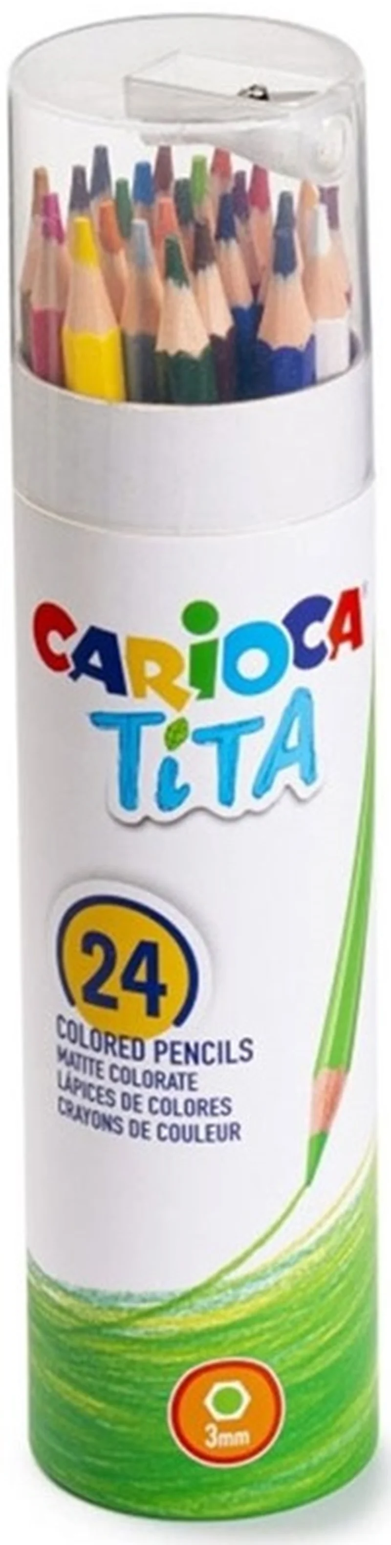 CARIOCA KURU BOYA KALEMİ TİTA 24 LÜ TÜP 43341