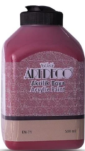 ARTDECO AKRİLİK BOYA 500 ML BORDO Y-070L-3643