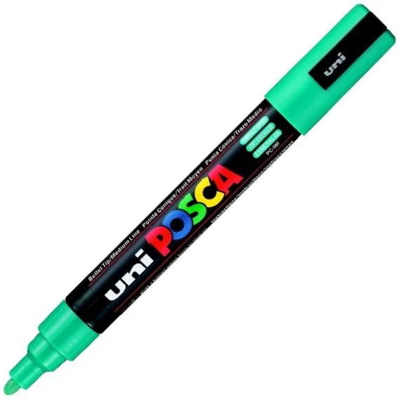UNİ POSTER MARKÖRÜ POSCA PC-5M 1.8-2.5 ZÜMRÜT YEŞİLİ
