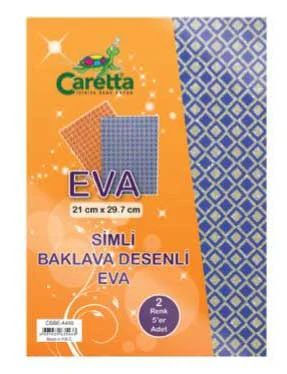 CARETTA EVA A4 10 LU SİMLİ BAKLAVA DESENLİ CSBE-A410