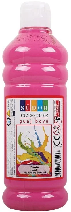 SÜDOR GUAJ BOYA 500 ML PEMBE SD509-06