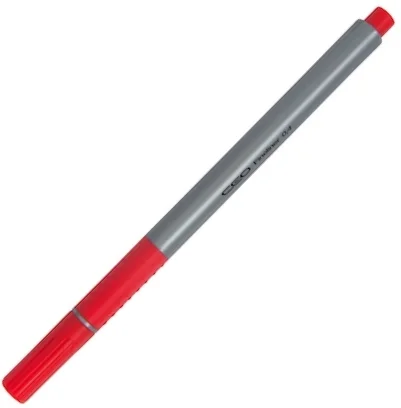 PASİF CEO FINELINER SİLİKON TUTACAKLI KIRMIZI FL0029