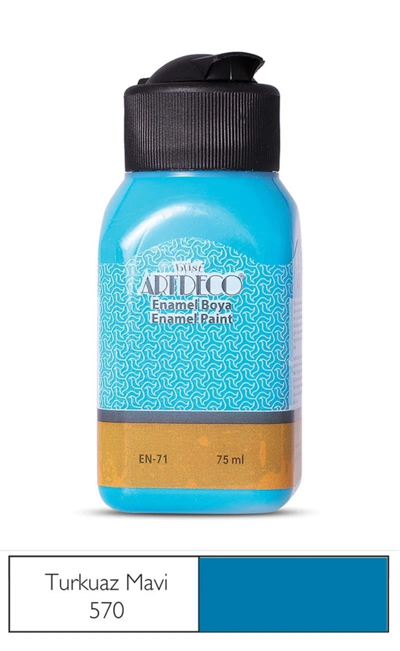 ARTDECO ENAMEL BOYA 75 ML TURKUAZ MAVİ Y-130I-570