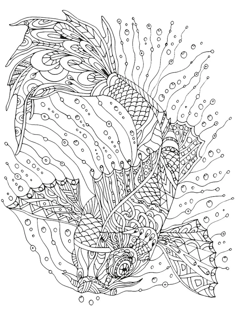 ARTDECO TUVAL DESNELİ 30x40 CM DENİZ ALTI KOİ BALIĞI Y-100-P30.13