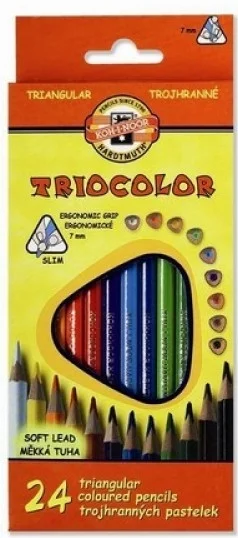 KOHINOOR SET TRIANGULAR COLOURED KALEM 3134-024004KS