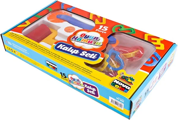 NOVA COLOR OYUN HAMURU KALIBI SETİ HARF-SAYI NC-850