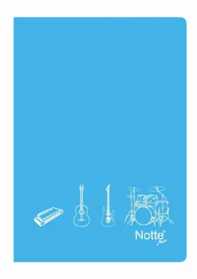 NOTTE MÜZİK DEFTERİ A4 PP 40 YP. 10-138