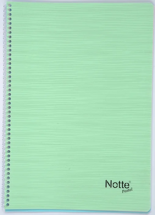 NOTTE DEFTER A4 PASTEL SPR. PP 100YP. ÇİZGİLİ 60-333