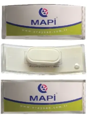MAPİ İSİMLİK MIKNATISLI ŞEFFAF DİKD. 70x35 5011025