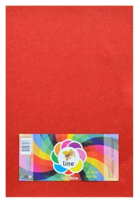 LİNO KEÇE 50x70 KIRMIZI 10 LU 2732JQ