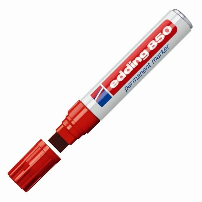 EDDING PERMANENT MARKÖR E-850 KIRMIZI