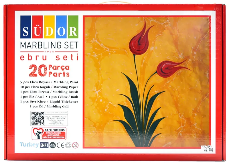 SÜDOR EBRU BOYASI SETİ A4 SD85A4
