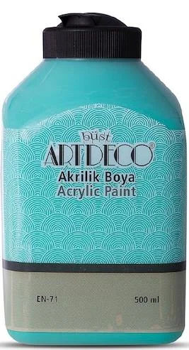 ARTDECO AKRİLİK BOYA 500 ML SU YEŞİLİ Y-070L-3662
