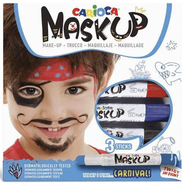 CARIOCA YÜZ BOYASI 6 GR 3 RENK CARNIVAL 43050