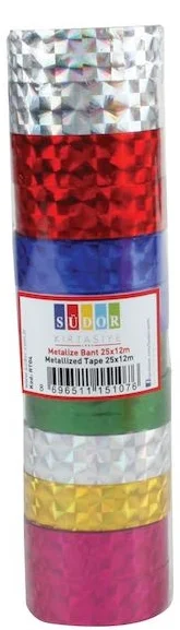 SÜDOR BANT METALİZE 25x12 M RT04