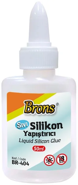 BRONS YAPIŞTIRICI SIVI SİLİKON   50ml BR-404