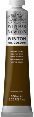W&amp;N YAĞLI BOYA WINTON 200 ML VANDYKE BROWN 676 (41) WN-1437676