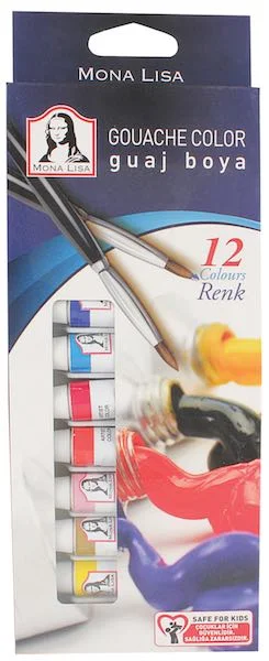 SÜDOR GUAJ BOYA MONALISA 12X12 ML TÜP SD57512