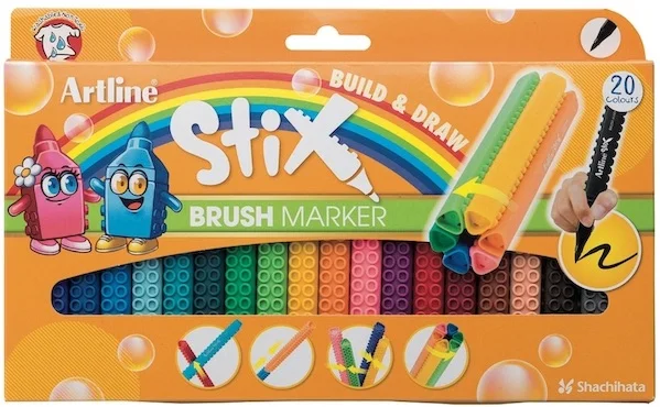 ARTLINE KEÇELİ KALEM STIX BRUSH MARER SET 20 RENK A-ETX-F.20WK