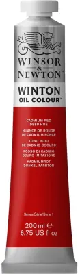 W&amp;N YAĞLI BOYA WINTON 200 ML CADMIUM RED DEEP HUE 098 (6) WN-1437098
