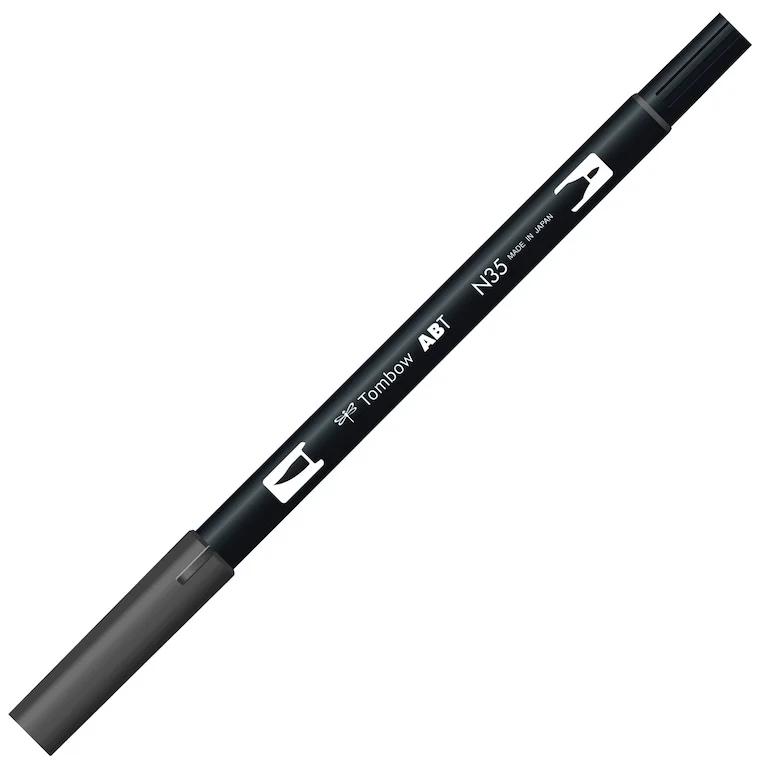 TOMBOW AB-T DUAL BRUSH PEN GRAFİK KALEMİ COOL GRAY 12 (N35) T-AB-T N35
