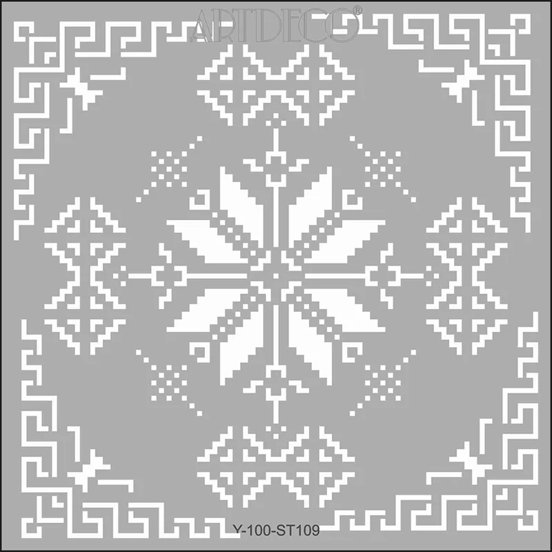 ARTDECO STENCIL 30x30 CM ETAMİN-1 Y-100-ST109