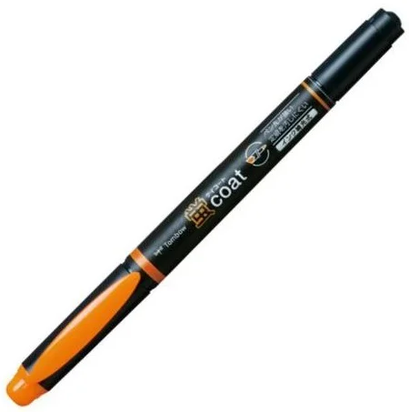 TOMBOW FOSFORLU KALEM KEI-COAT ÇİFT UÇLU TURUNCU T-WA-TC 93