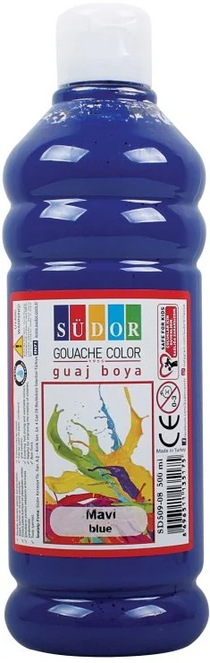 SÜDOR GUAJ BOYA 500 ML PRUSYA MAVİ SD509-08