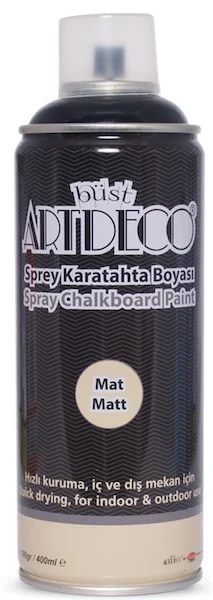 ARTDECO KARATAHTA BOYASI 400 ML SİYAH Y-474-790