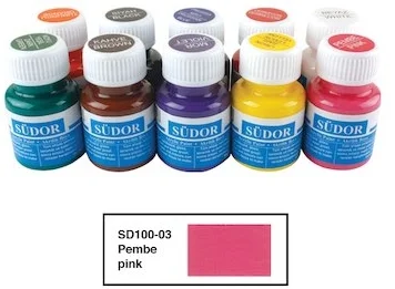 SÜDOR AKRİLİK BOYA 25 ML PEMBE SD100-03