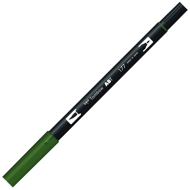TOMBOW AB-T DUAL BRUSH PEN GRAFİK KALEMİ DARK JADE (177) T-AB-T 177