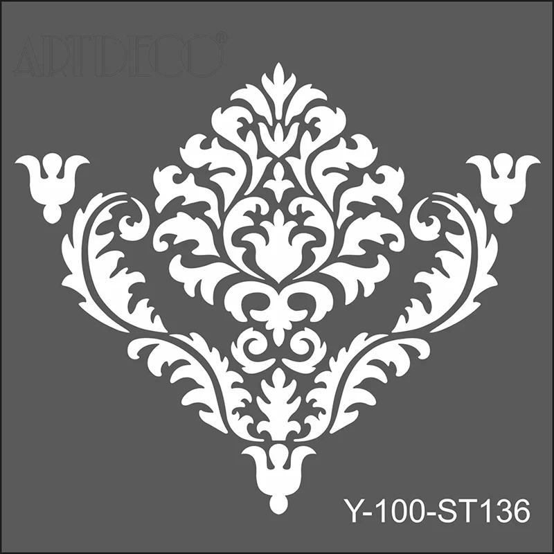 ARTDECO STENCIL 30x30 CM DAMASK-2 Y-100-ST136