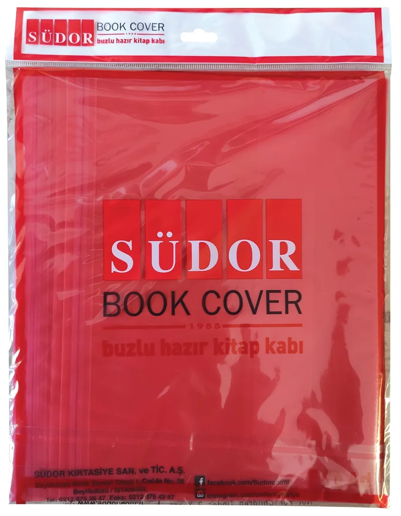 SÜDOR KITAP KABI BUZLU RENKLI 10'LU SAN567