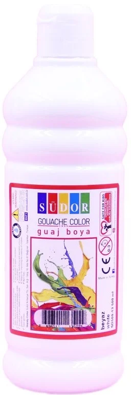 SÜDOR GUAJ BOYA 500 ML BEYAZ SD509-13