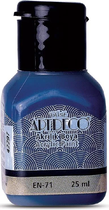 ARTDECO AKRİLİK BOYA 25 ML MAVİ SİYAH Y-070A-3035