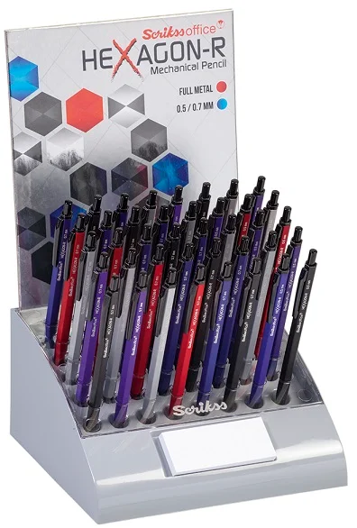 SCRIKSS OFFICE VERSATİL KALEM HEXAGON 40 LI STAND